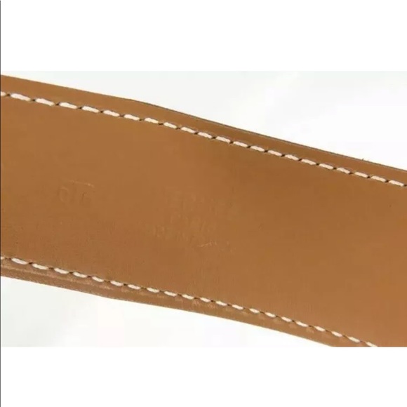 HERMES EVELYNE REVERSIBLE BELT SIZE 80 WITH BOX. - Picture 7 of 8